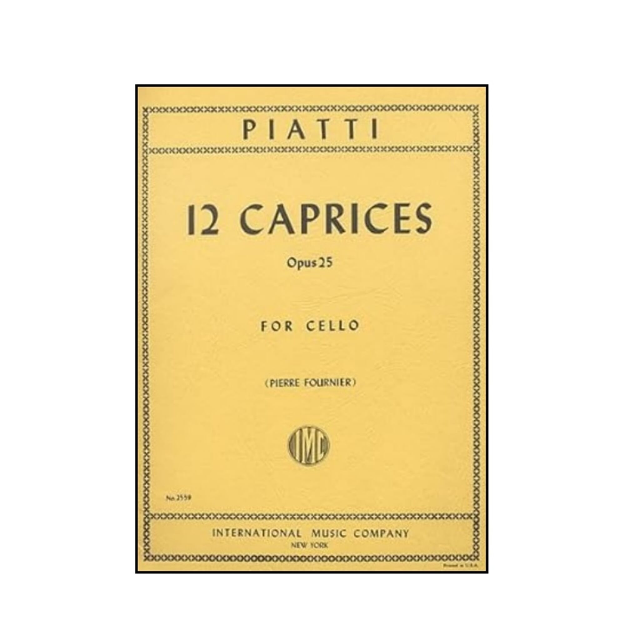12 Caprices for Cello - Piatti