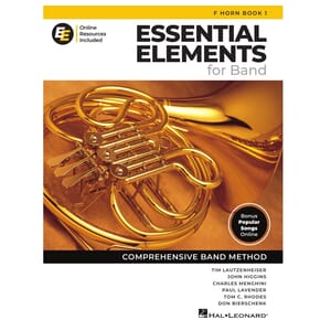 Essential Elements for Band – F Horn Book 1