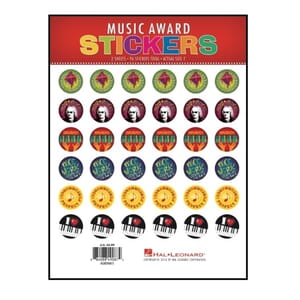 Music Award Stickers (Pack of 96)