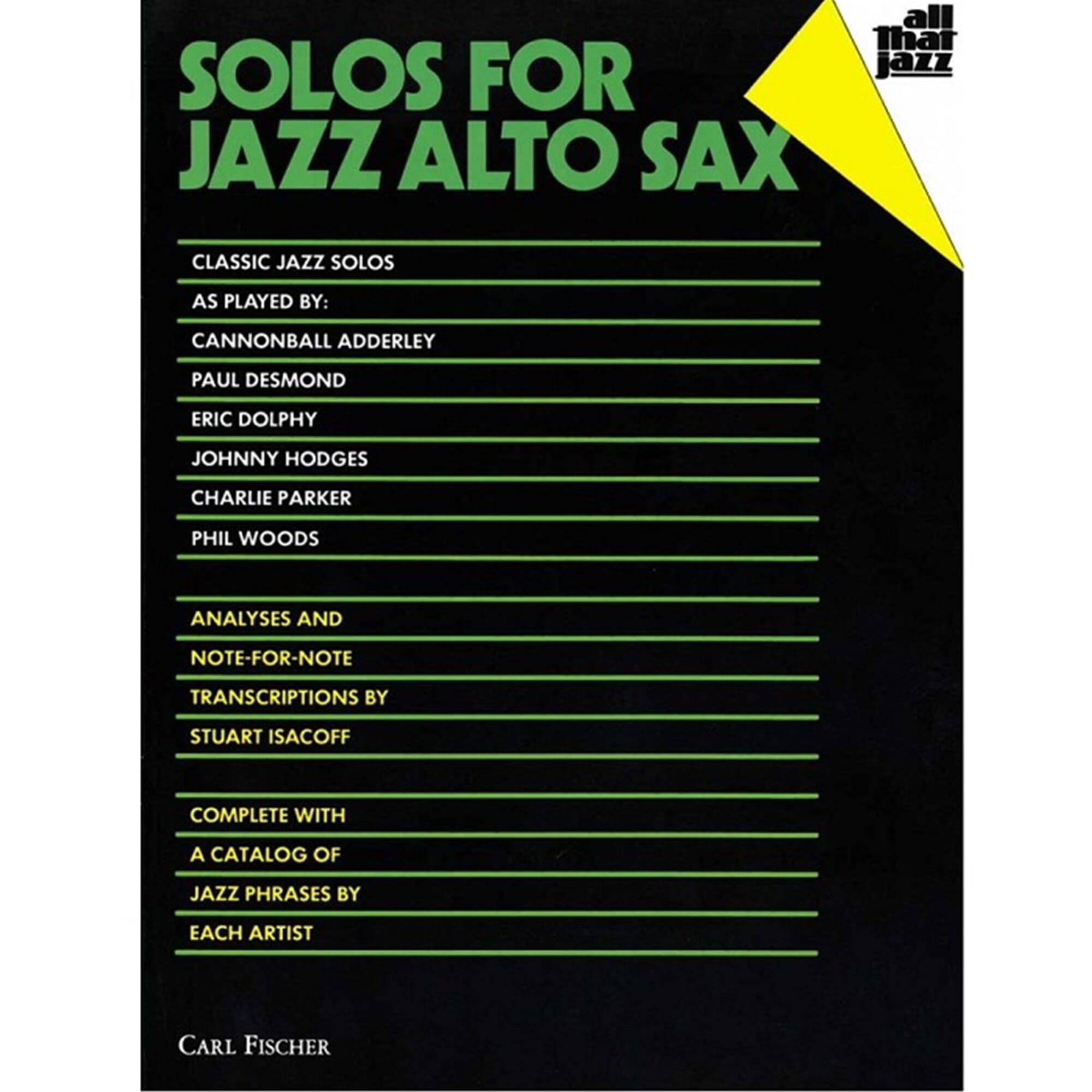 Solos For Jazz Alto Sax