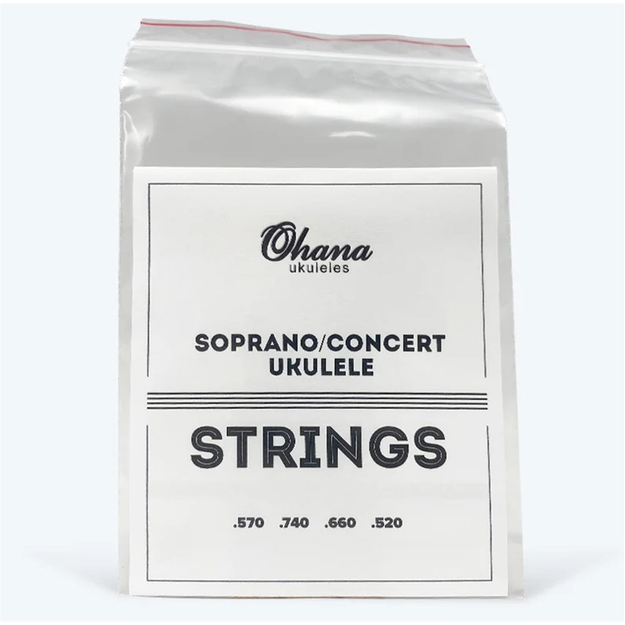 Ohana Fluorocarbon Soprano/Concert Ukulele Strings