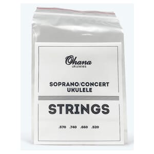Ohana Fluorocarbon Soprano/Concert Ukulele Strings