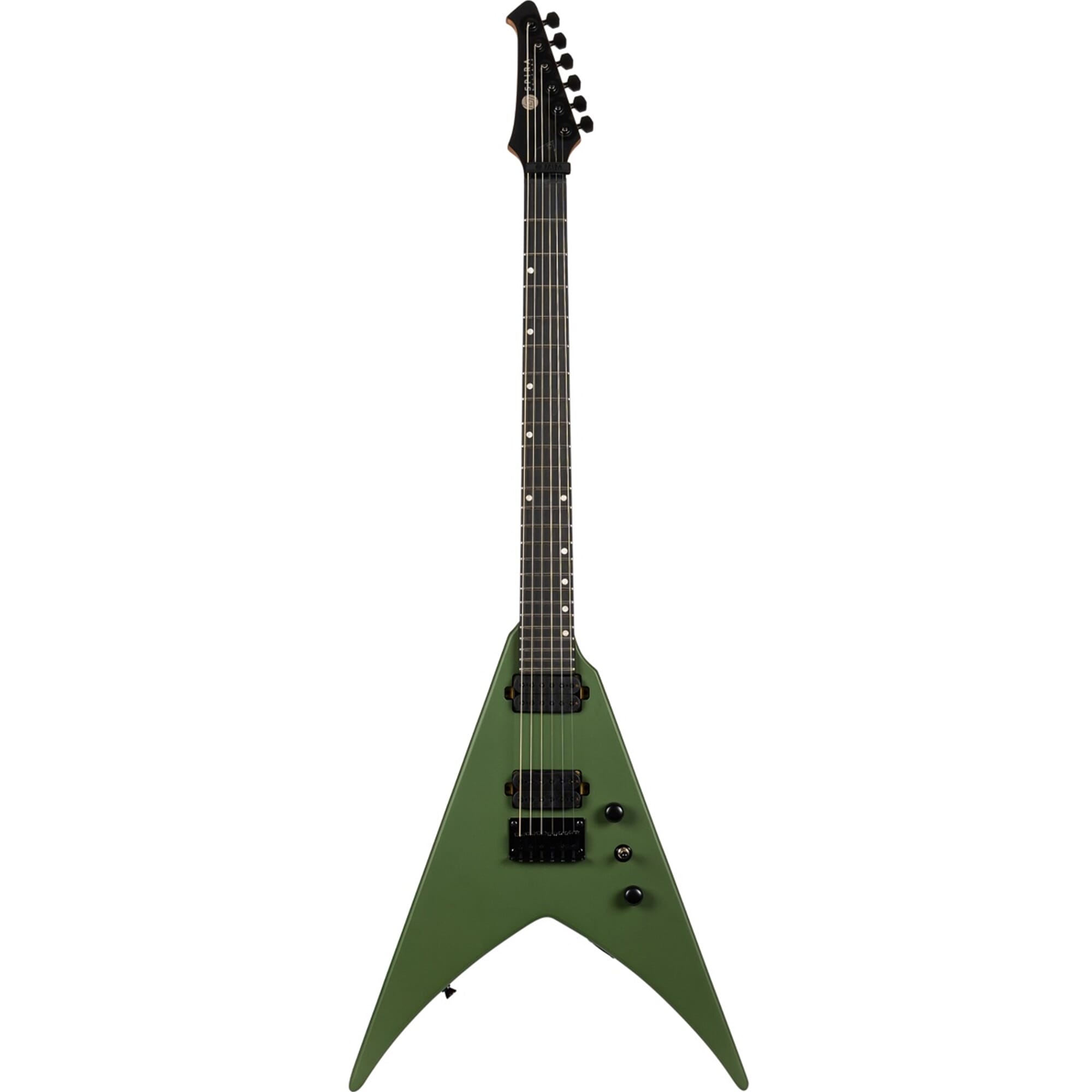 Spira V-400 V Style Electric Guitar - Satin Green