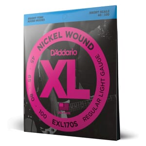 Daddario EXL170S Bass Strings 45-100 Short Scale