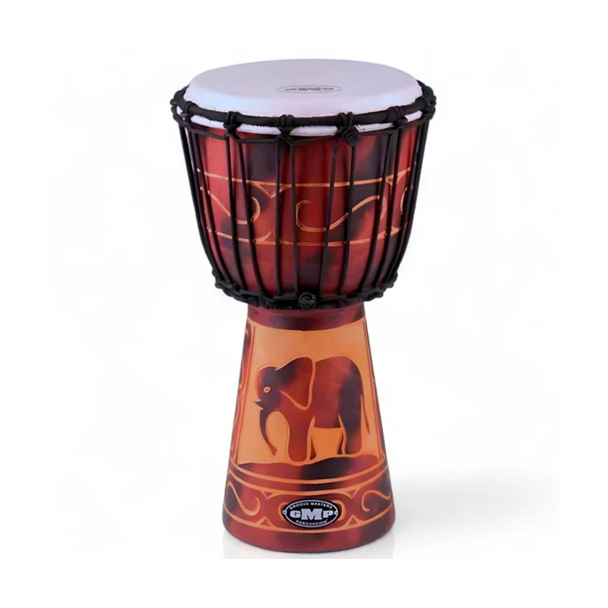 GMP Elephant Carved Djembe - Small