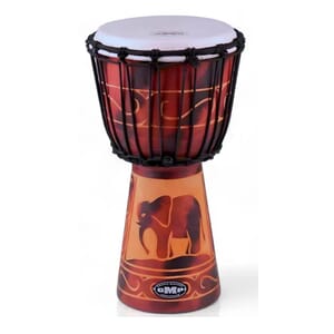 GMP Elephant Carved Djembe - Small