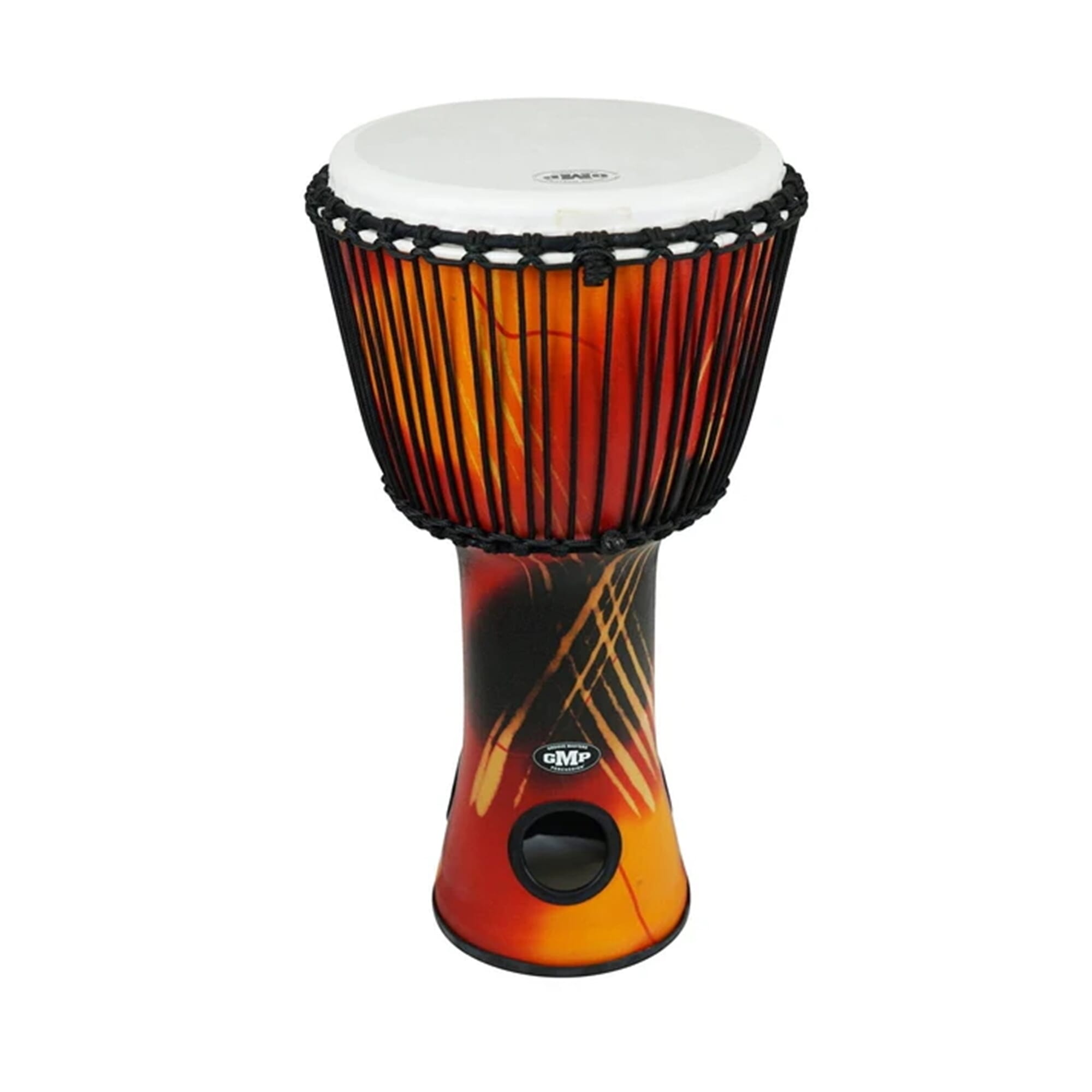 GMP 10" Air Drum Rope Tuned Djembe - Abstract Orange