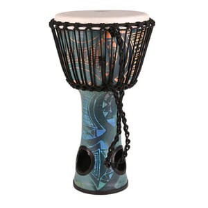 GMP 12" Air Drum Rope Tuned Djembe - Ocean Blue