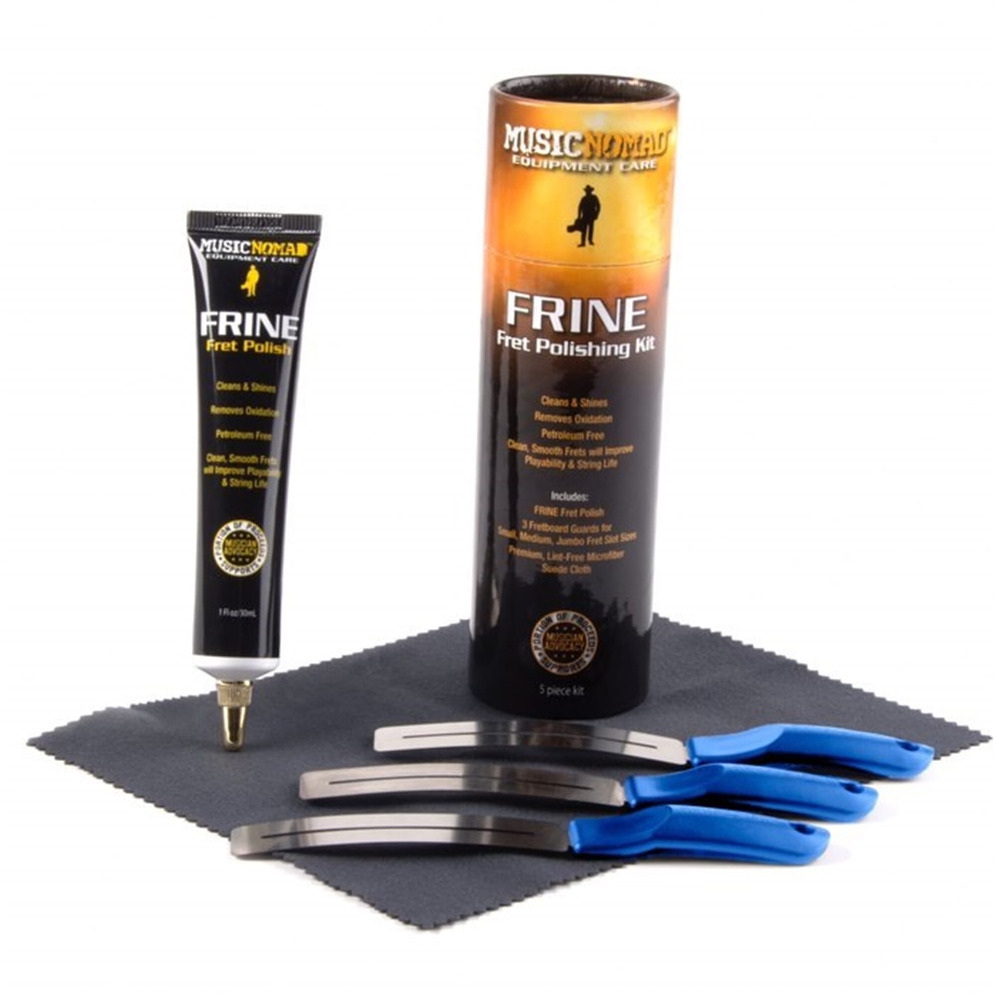 Music Nomad MN124 FRINE Fret Polishing Kit