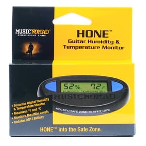 Music Nomad MN312 Guitar Hygrometer - Humidity & Temperature Monitor