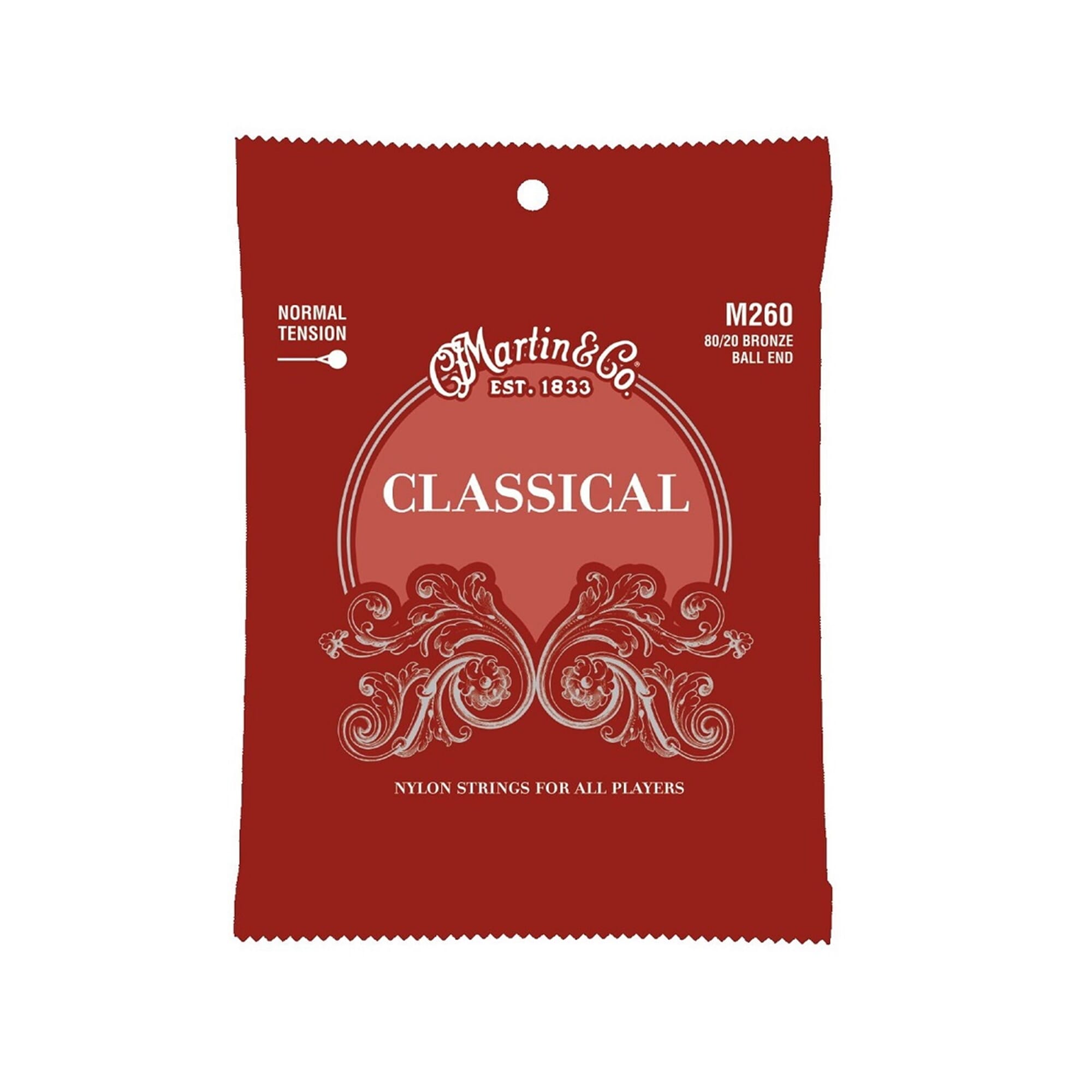 Martin M260 Classical Guitar Strings Normal Tension