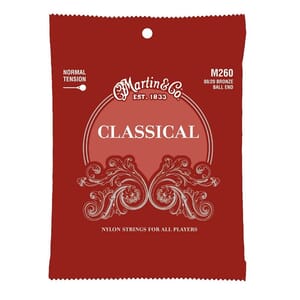 Martin M260 Classical Guitar Strings Normal Tension
