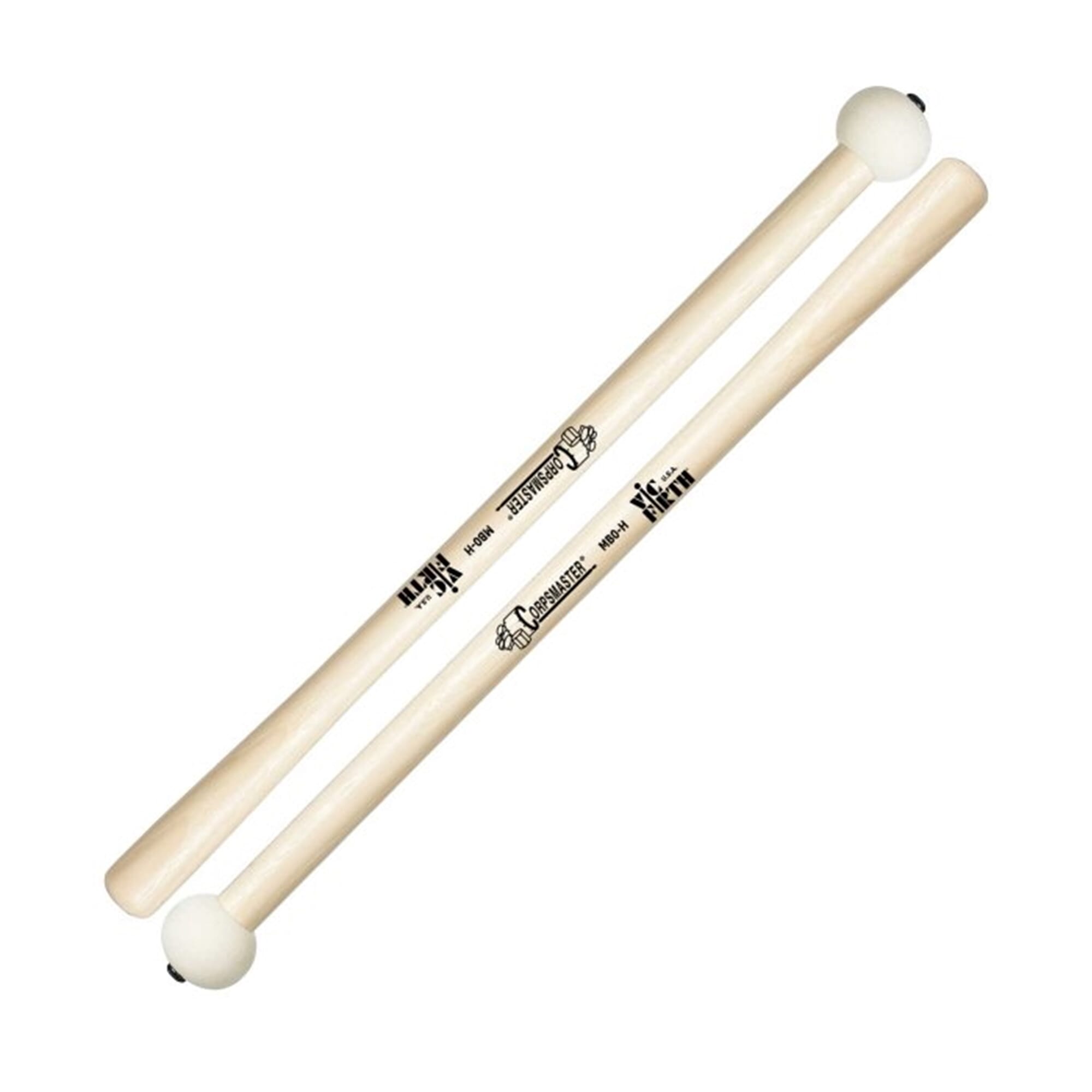 Vic Firth MB0H Corpsmaster Extra Small Hard Felt Marching Bass Drum Mallets