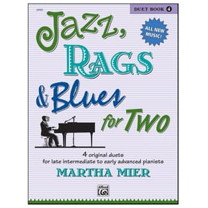 Jazz, Rags & Blues For Two - Martha Mier - Book 4