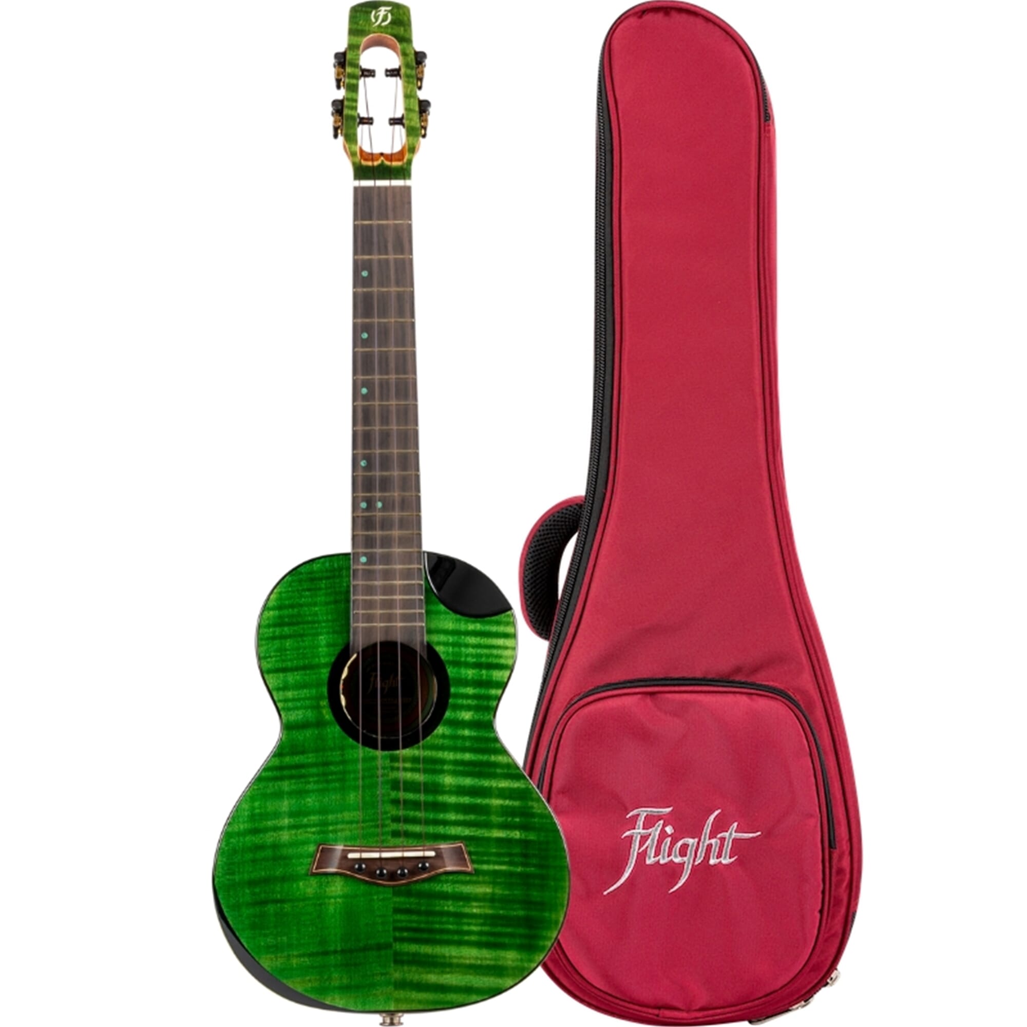 Flight Comet EQ-A Green Tenor Ukulele