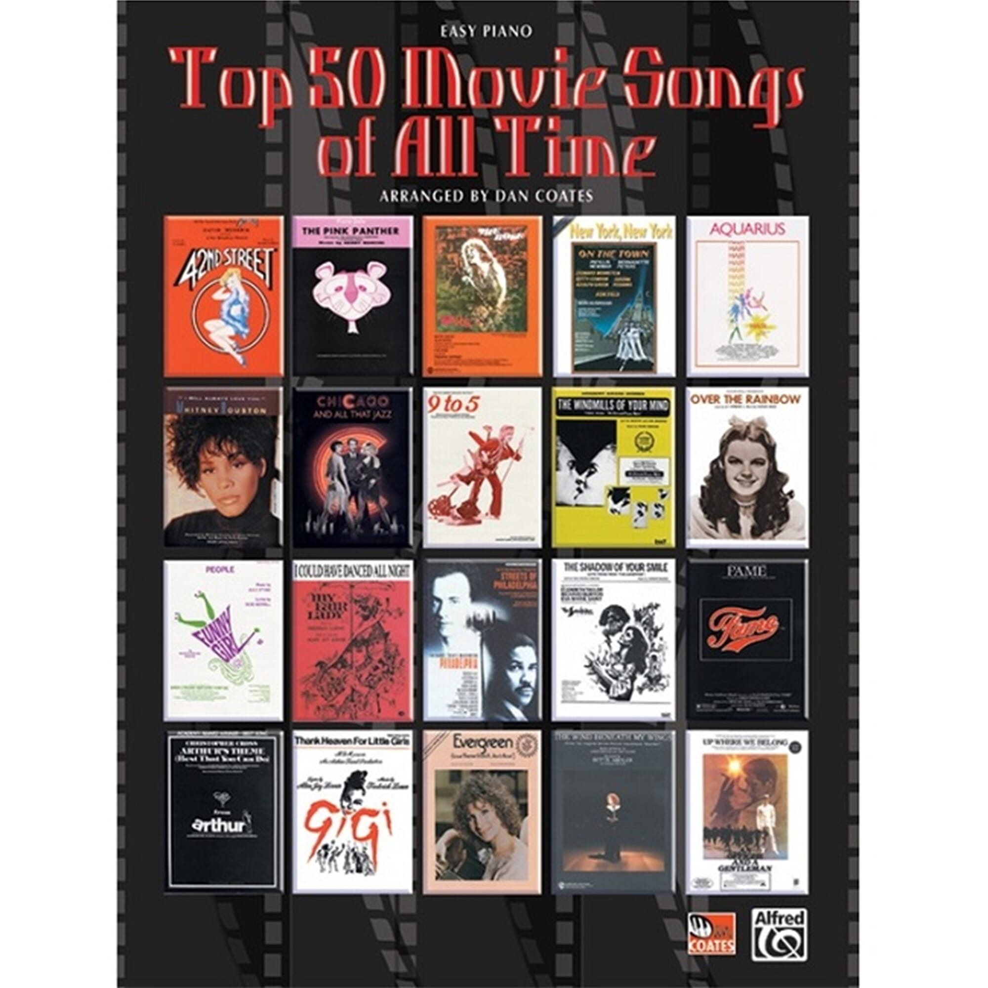 Top 50 Movie Songs of All Time - Easy Piano