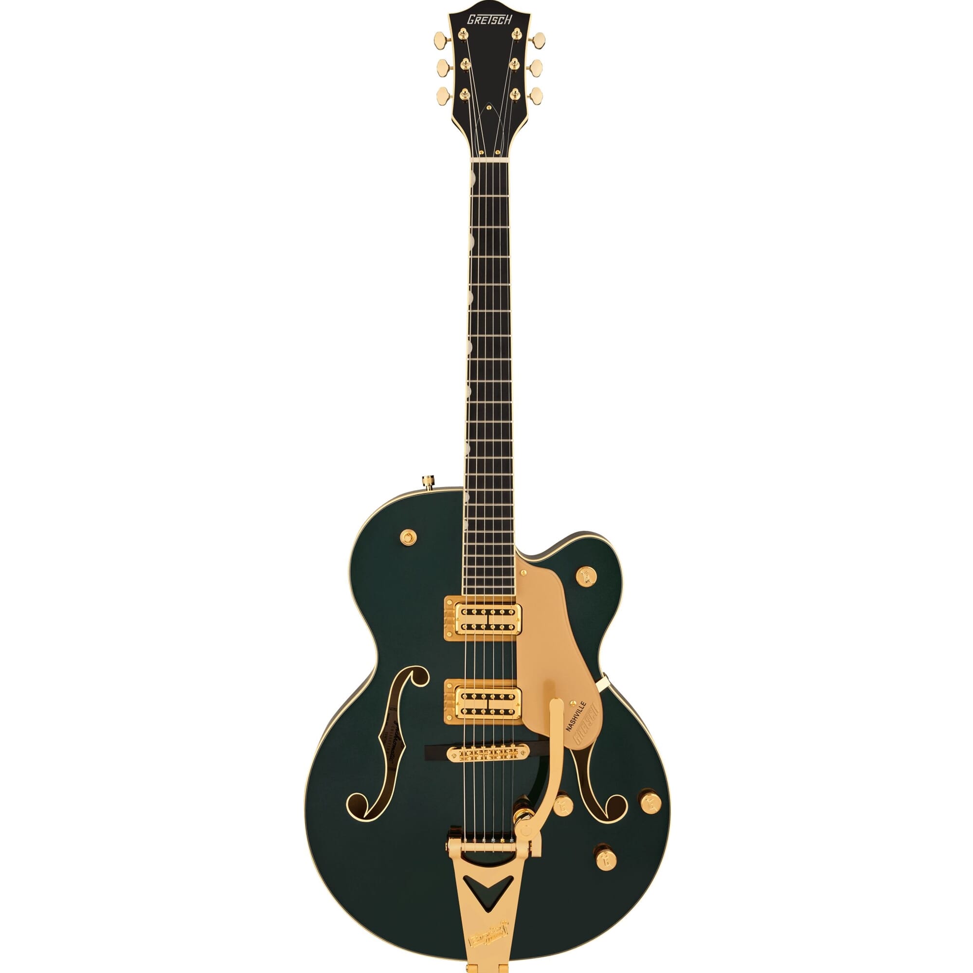 Gretsch Synchromatic™ Nashville™ Hollow Body Single-Cut with Bigsby®, Ebony Fingerboard, Cadillac Green