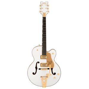 Gretsch Synchromatic™ Falcon™ Hollow Body Single-Cut with Bigsby®, Ebony Fingerboard, Snowcrest White