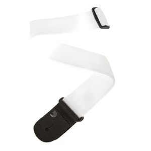 D'Addario PWS108 Polypropylene Guitar Strap, White