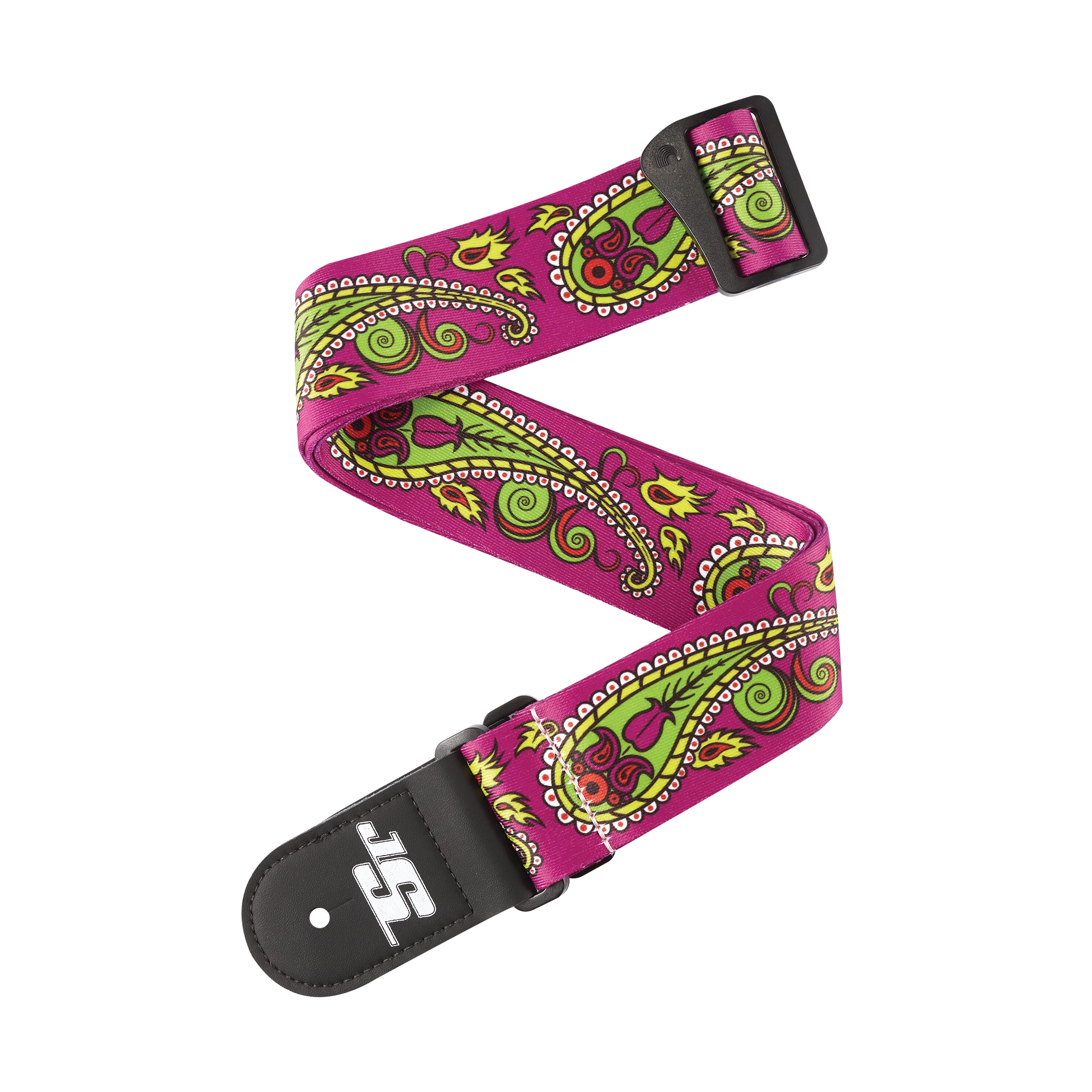D'Addario 50JS14 Joe Satriani Guitar Strap, Paisley Purple