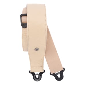 D'Addario 25BAL01 Comfort Leather Auto Lock Guitar Strap, Tan