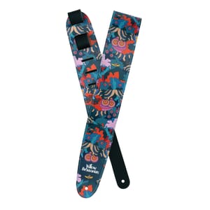D'Addario 25BYS01 Beatles Yellow Submarine 55th Anniversary Vinyl Guitar Strap, Under The Sea