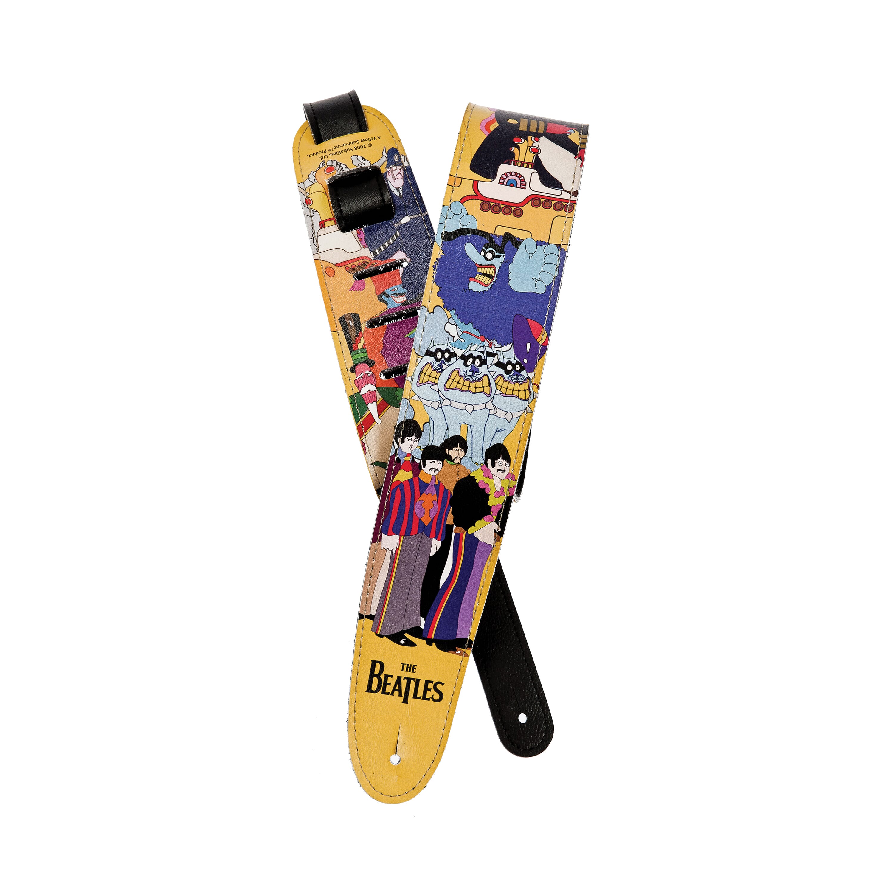 D'Addario 25LB06 Beatles Guitar Strap, Yellow Submarine