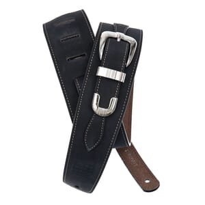 D'Addario 25LBB00 Deluxe Leather Guitar Strap