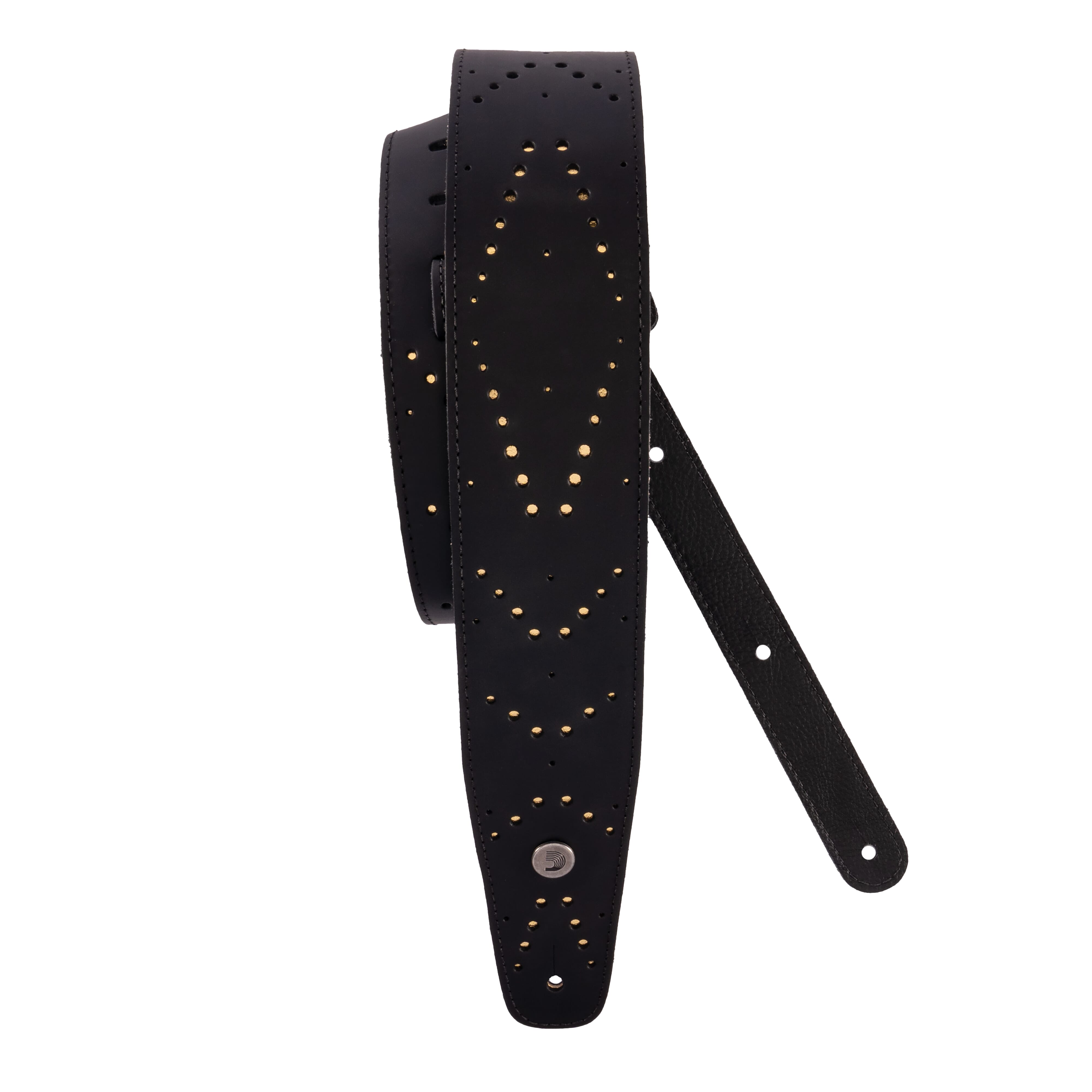 D'Addario 25LH00 Vented Leather Guitar Strap, Star Dust