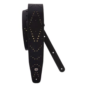D'Addario 25LH00 Vented Leather Guitar Strap, Star Dust