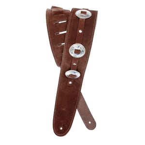 D'Addario 25SSC01 Deluxe Leather Guitar Strap