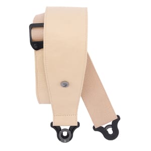 D'Addario 30BAL01 Comfort Leather Auto Lock Guitar Strap, Tan
