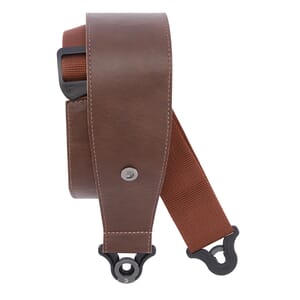 D'Addario 30BAL02 Comfort Leather Auto Lock Guitar Strap, Brown