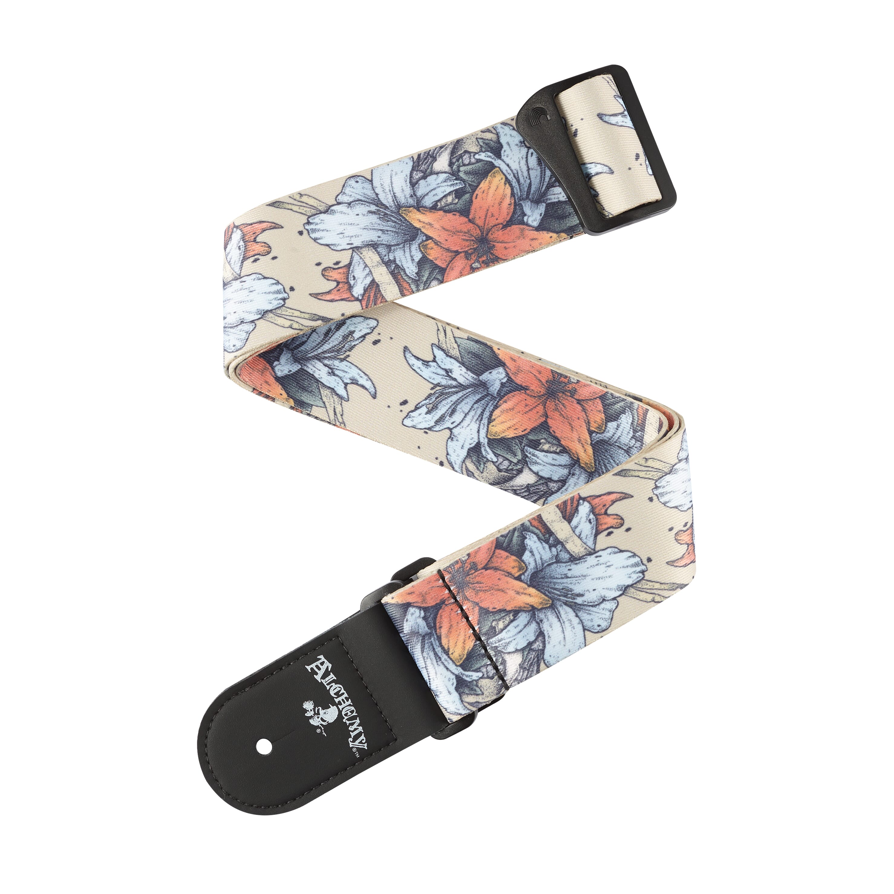 D'Addario 50AL10 Alchemy Guitar Strap, Death in Bloom