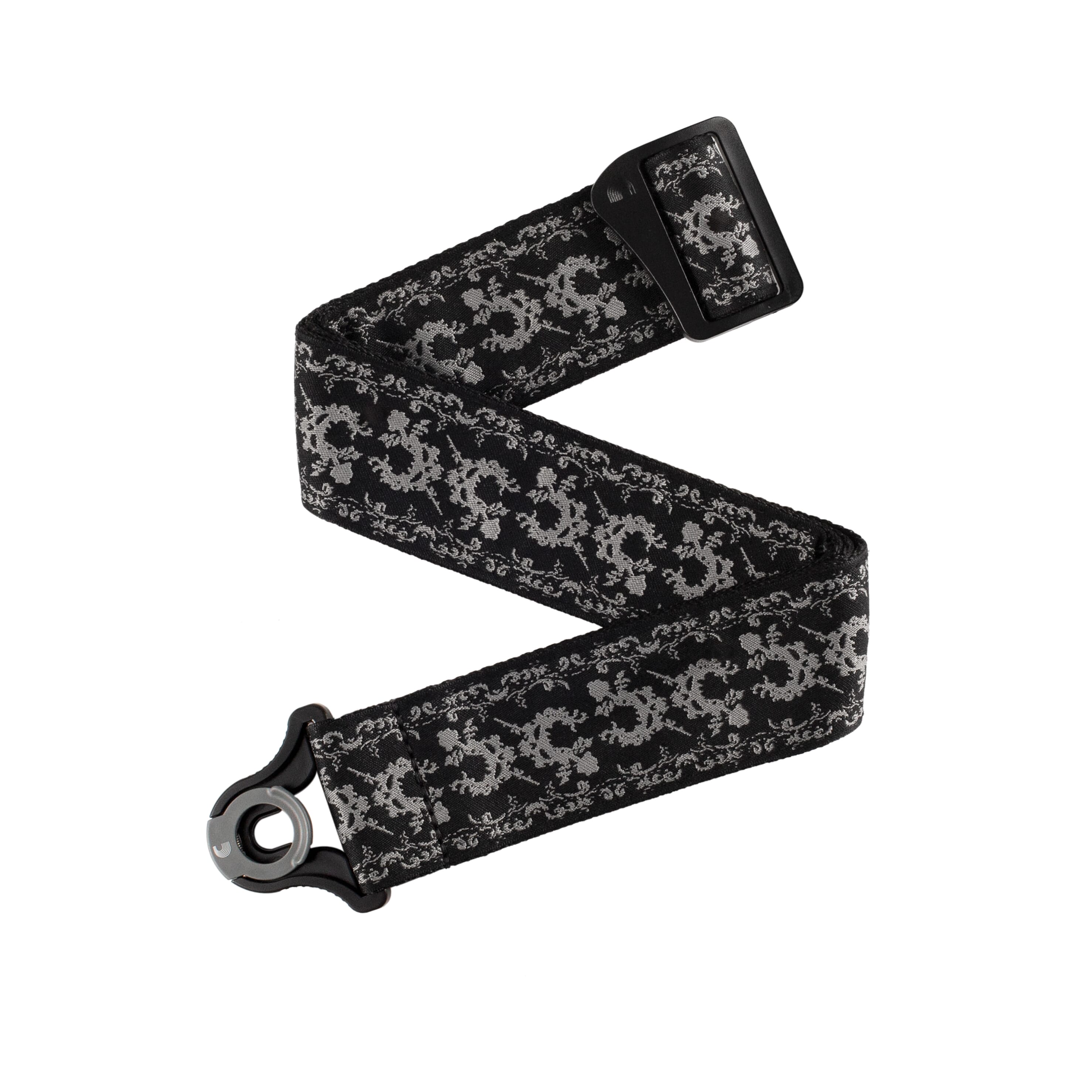 D'Addario 50ALA00 Alchemy Auto Lock Guitar Strap, Masque