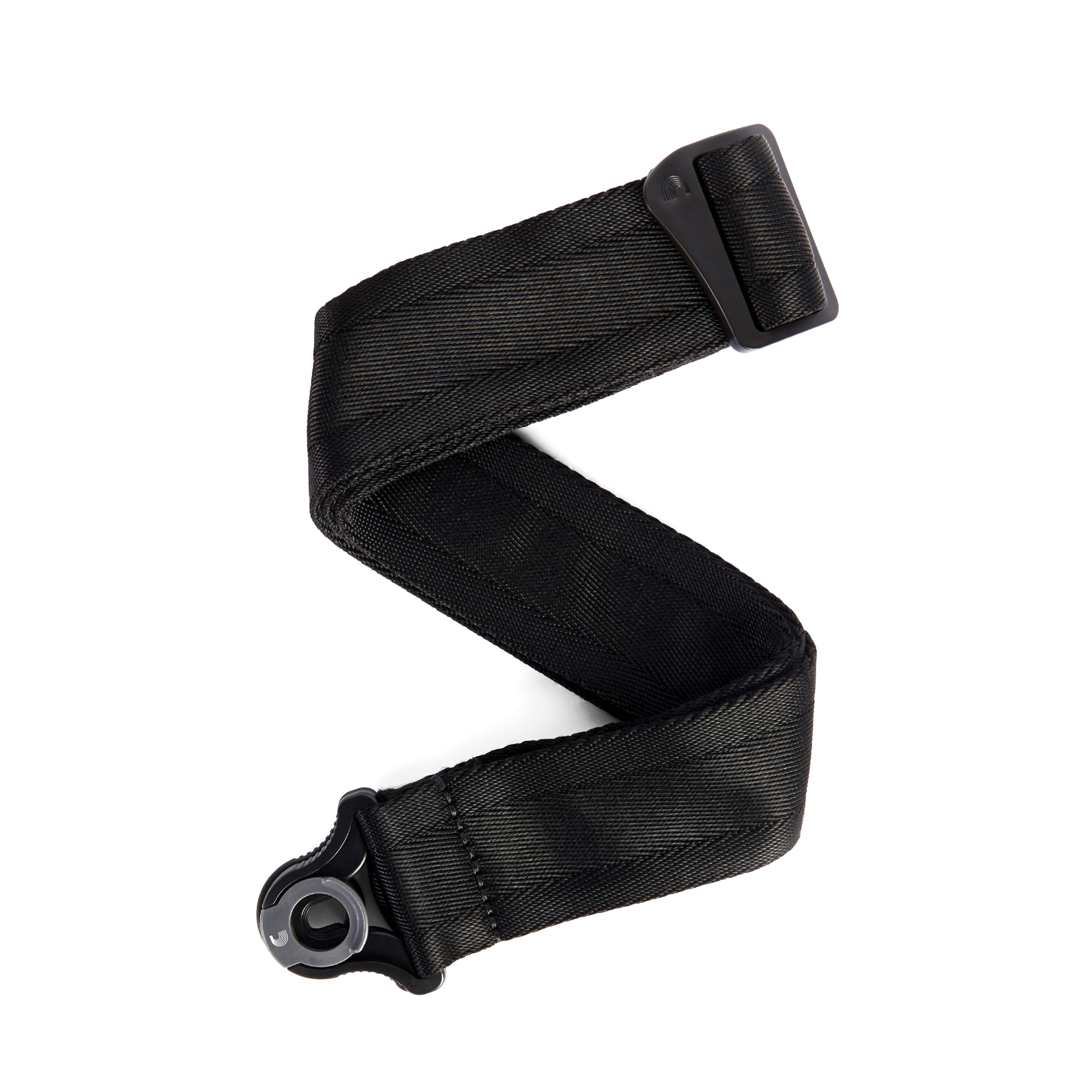 D'Addario 50BAL00 Auto Lock Guitar Strap, Black