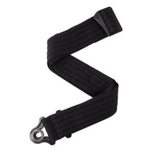 D'Addario 50BAL01 Auto Lock Guitar Strap, Black Padded Stripes