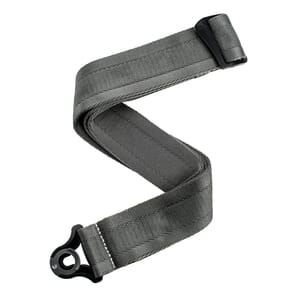 D'Addario 50BAL09 Auto Lock Guitar Strap, Metal Grey