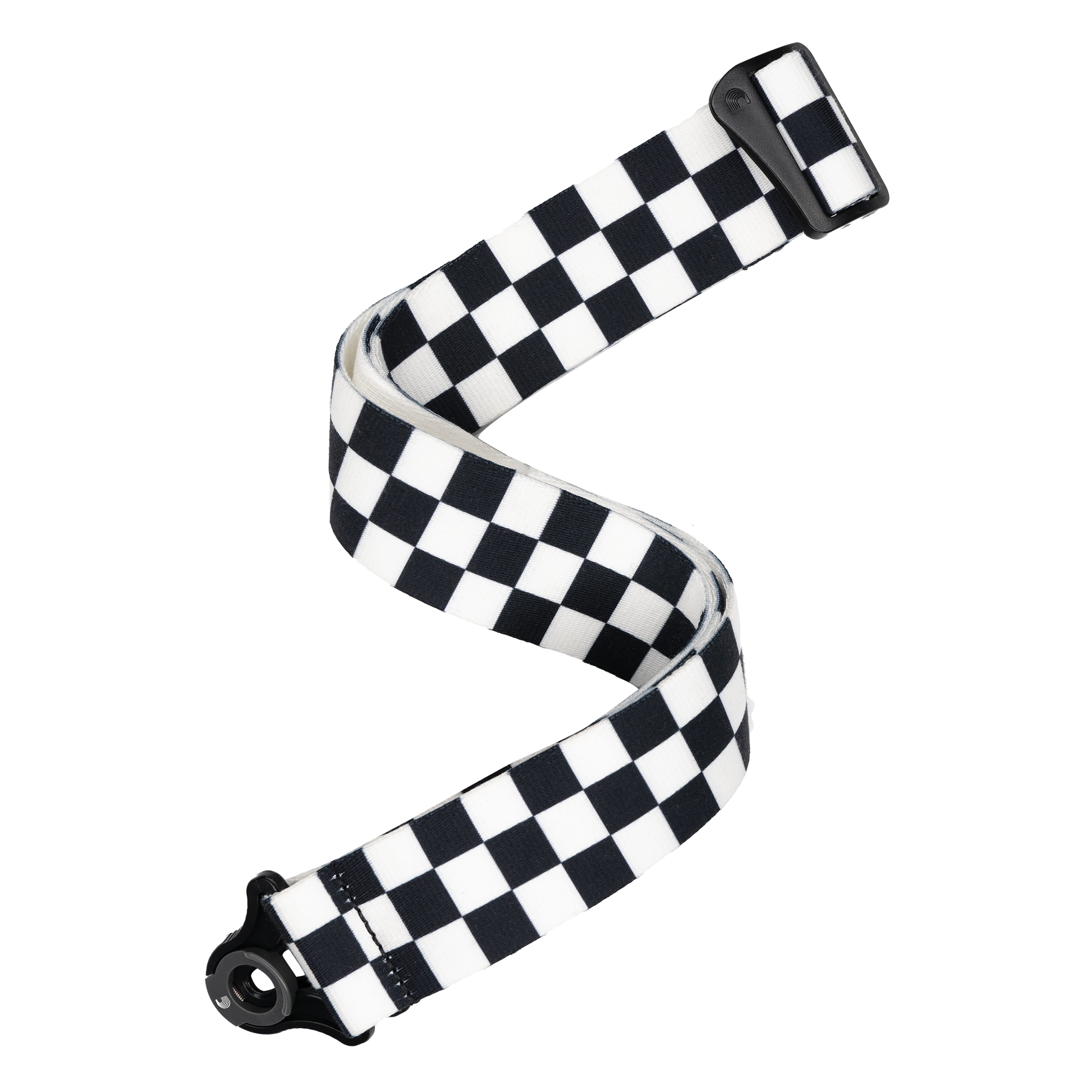 D'Addario 50BAL13 Auto Lock Guitar Strap, Skater Checkerboard