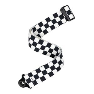 D'Addario 50BAL13 Auto Lock Guitar Strap, Skater Checkerboard