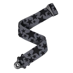 D'Addario 50BAL14 Auto Lock Guitar Strap, Skater Stars