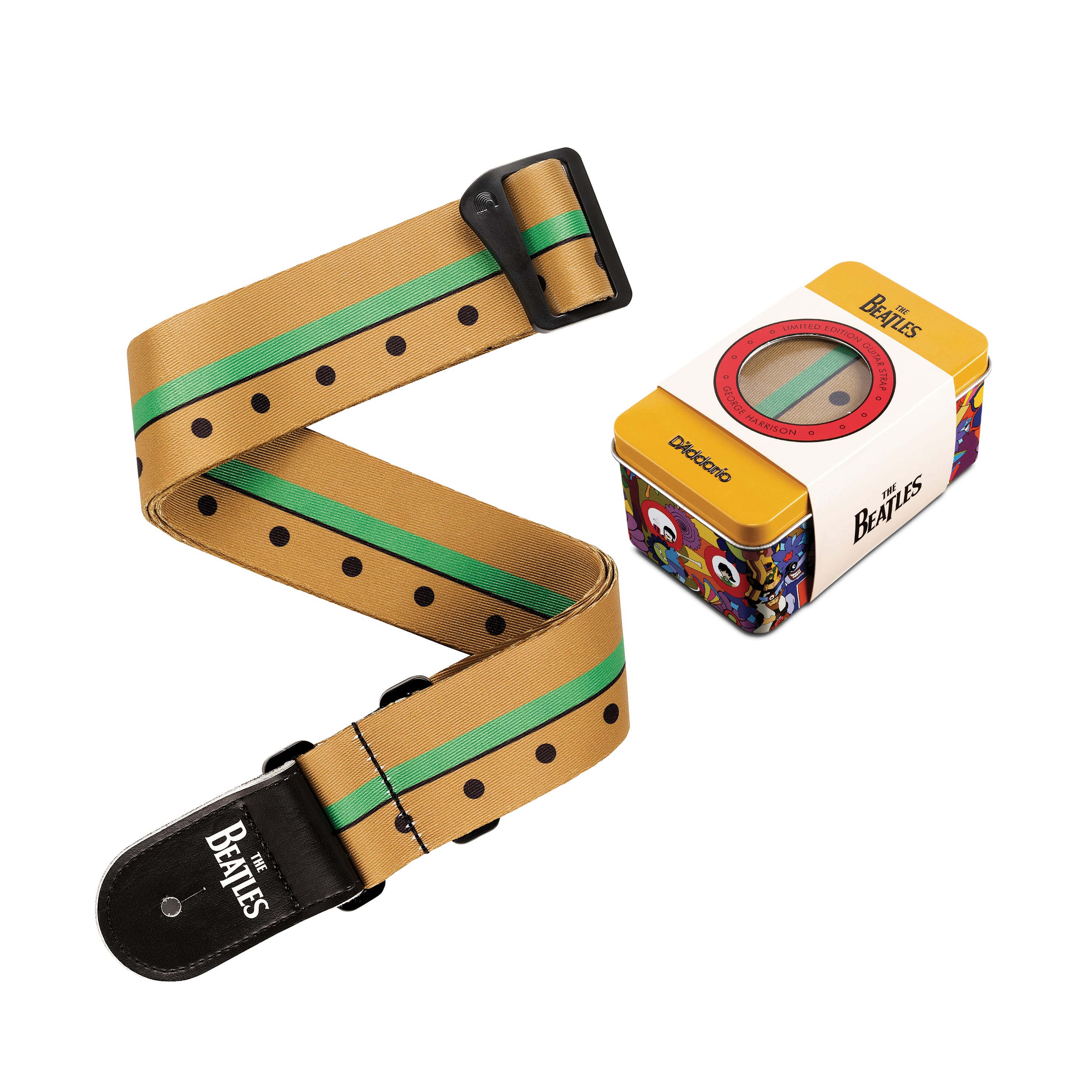 D'Addario 50BTYS02 Yellow Submarine 50th Anniversary Woven Guitar Strap, George