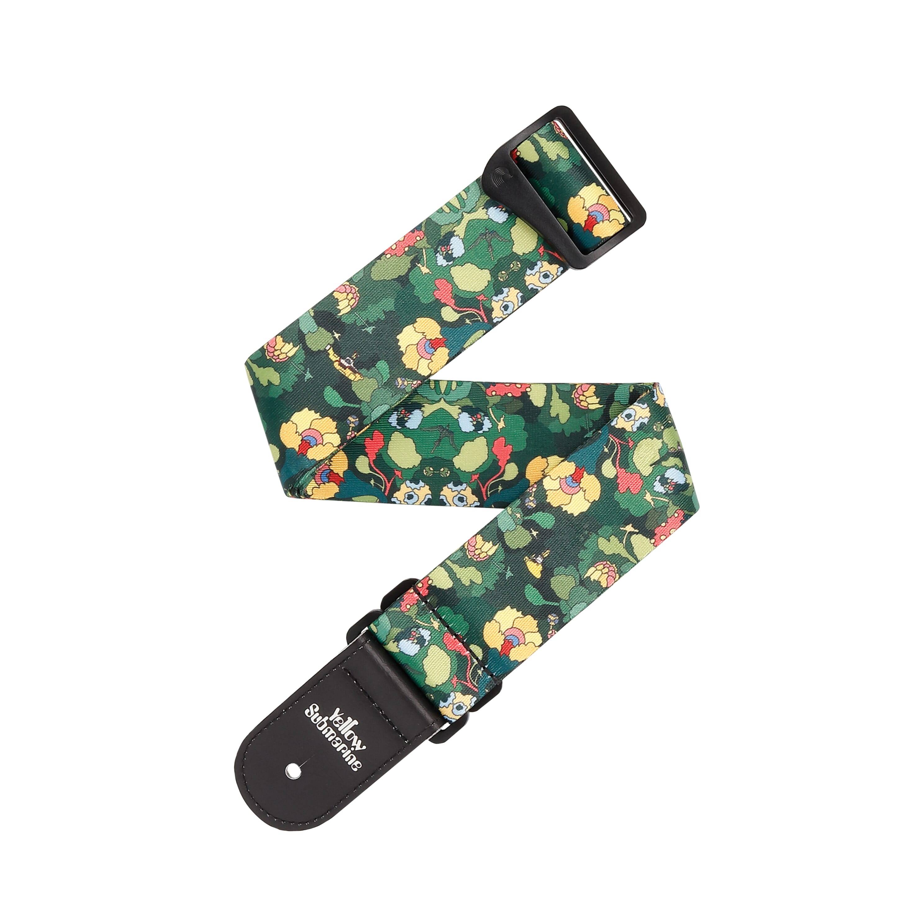 D'Addario 50BYS03 Beatles Yellow Submarine 55th Anniversary Polyester Guitar Strap, Pepperland Woods