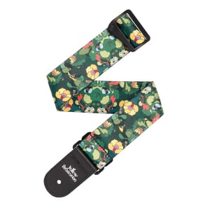 D'Addario 50BYS03 Beatles Yellow Submarine 55th Anniversary Polyester Guitar Strap, Pepperland Woods