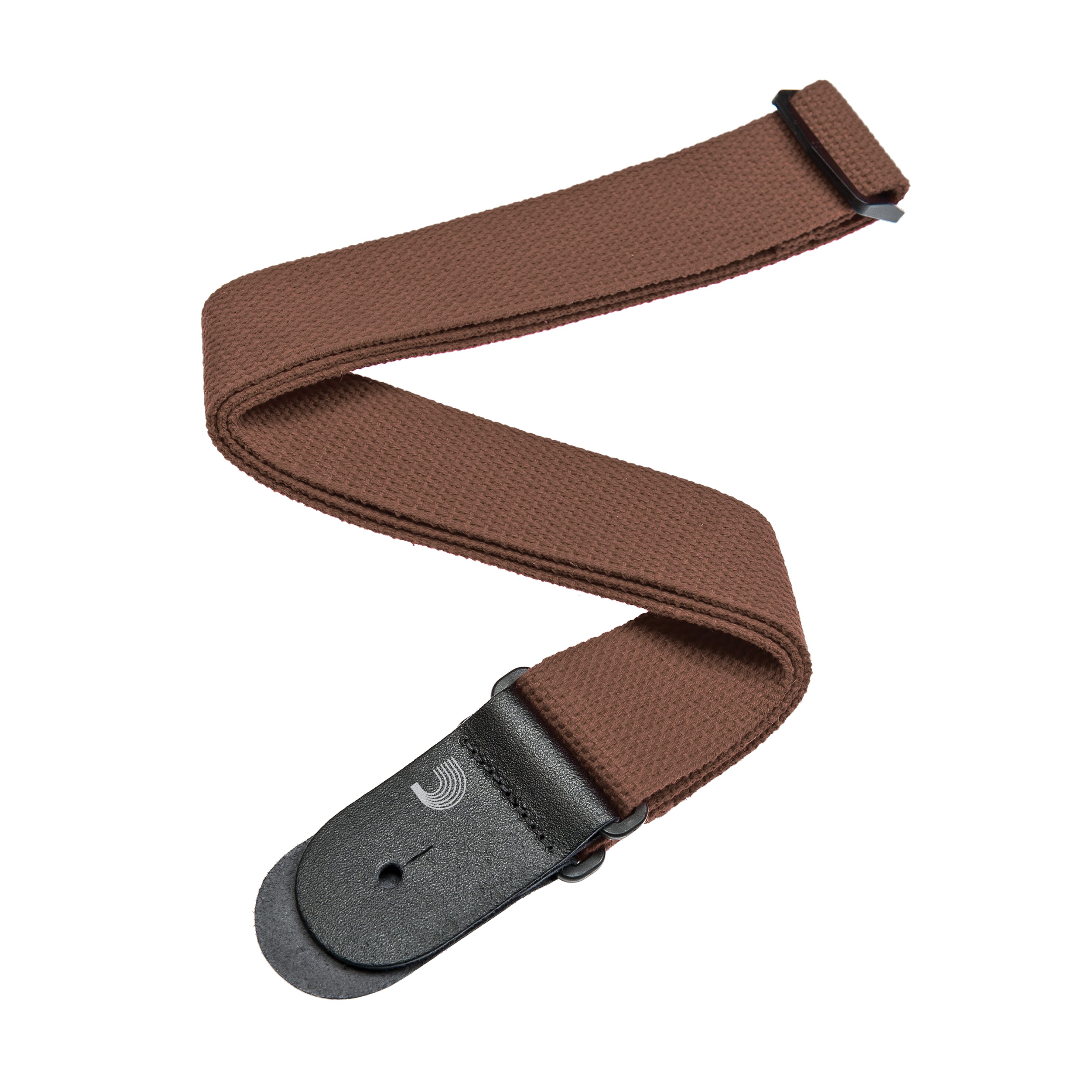D'Addario 50CT04 Cotton Guitar Strap, Brown