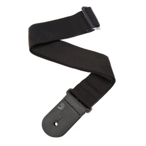 D'Addario 50F05 Woven Guitar Strap, Black Tube