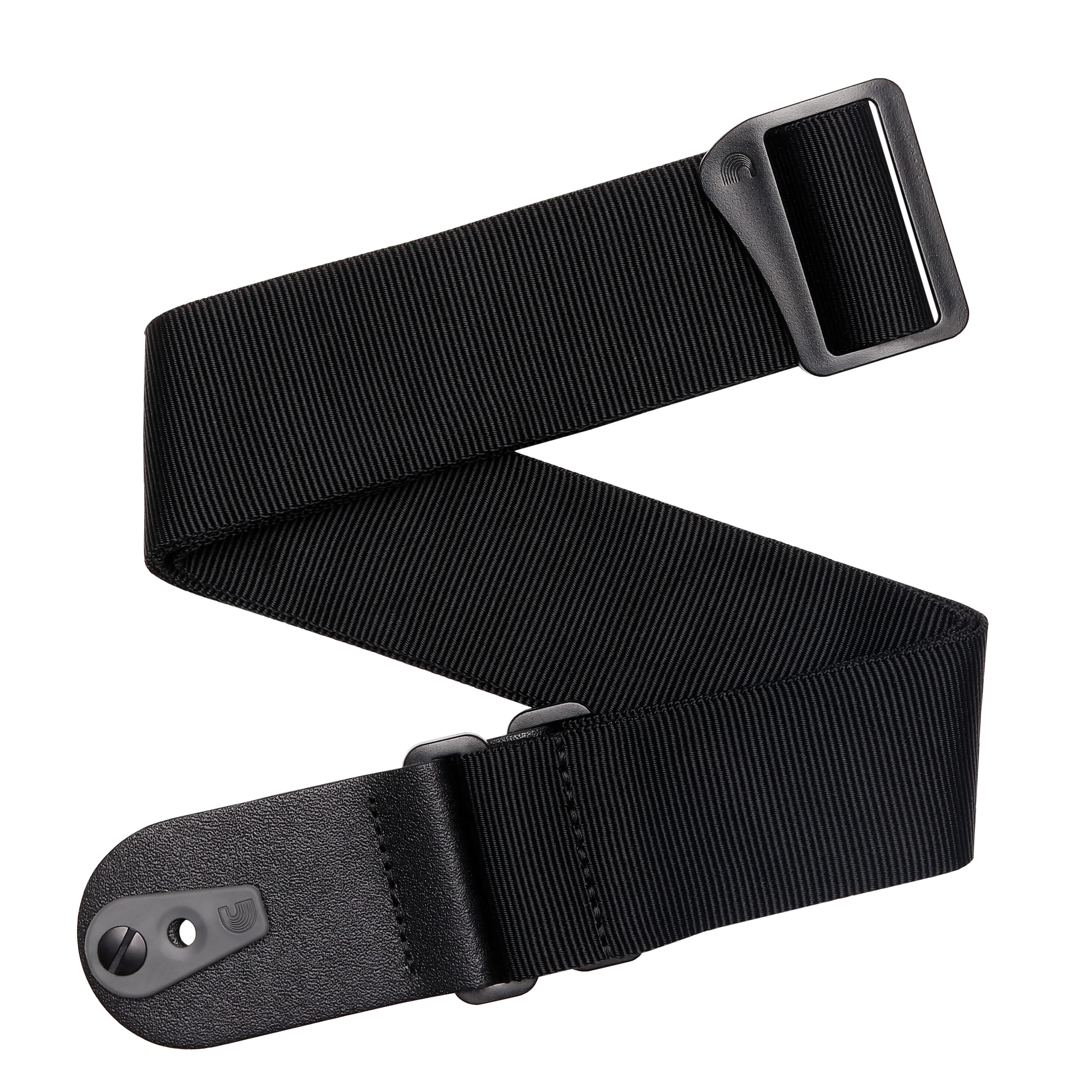 D'Addario 50F06-RL Pad Lock Guitar Strap, Black