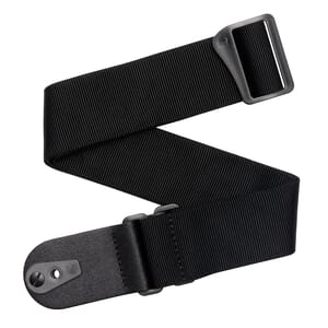 D'Addario 50F06-RL Pad Lock Guitar Strap, Black