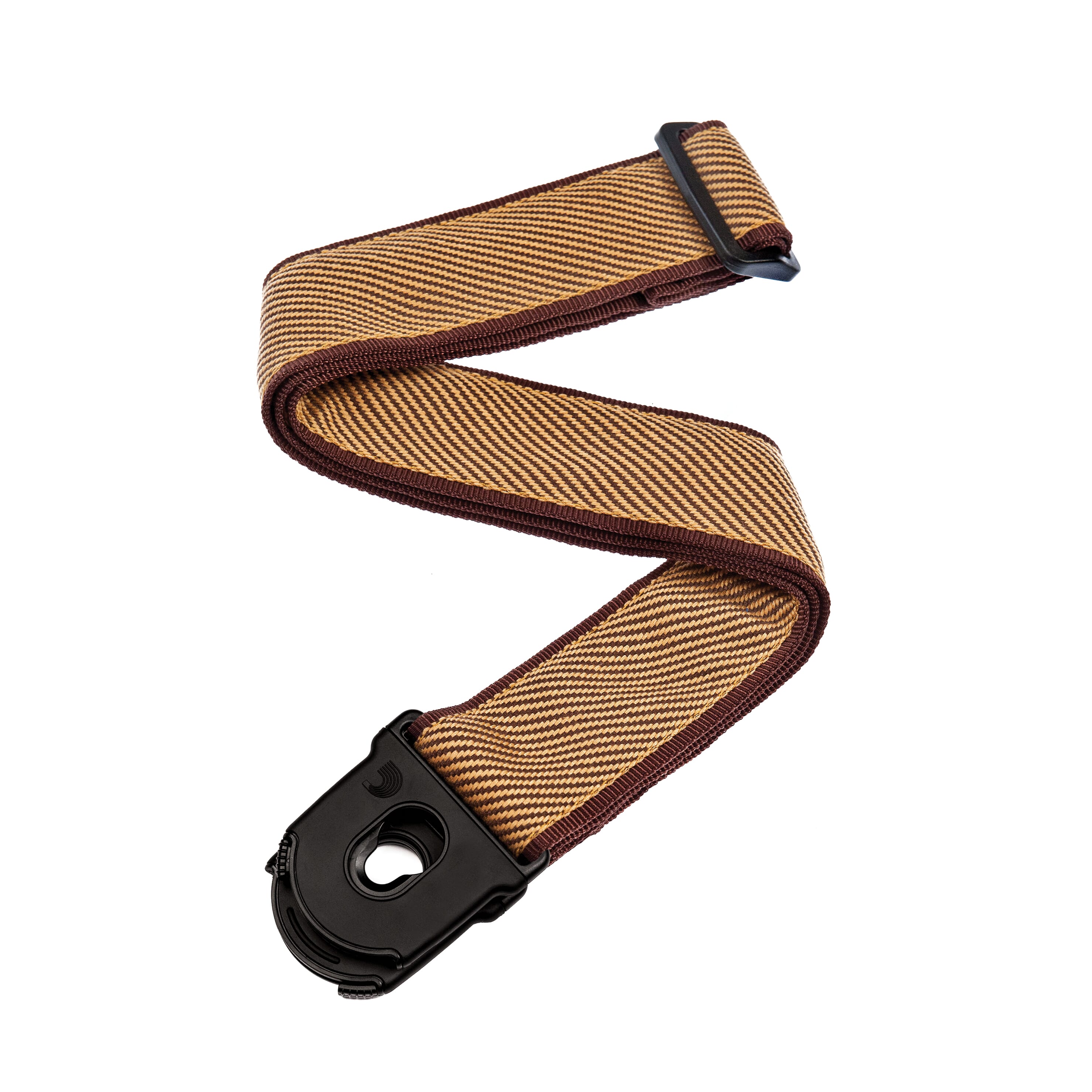D'Addario 50PLB06 Planet Lock Guitar Strap, Tweed