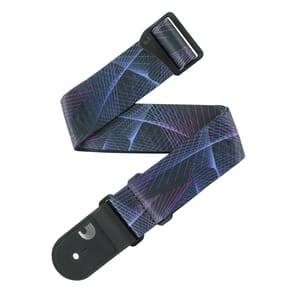 D'Addario 50RUN82 Outrun Polyester Guitar Strap, Kaleidoscope